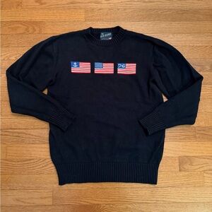 Kiel James Patrick The Old Glory Navy Unisex Sweater - Small